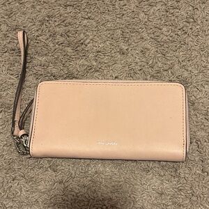 Vera Bradley Pink Leather Wristlet Wallet